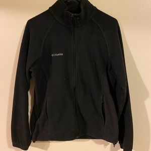 Columbia black fleece zip up
